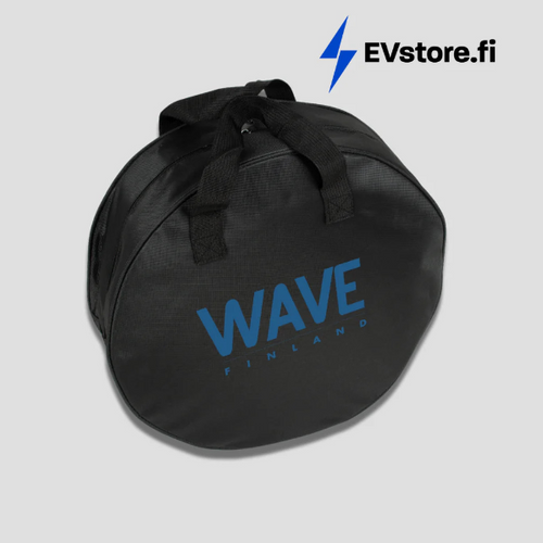 WAVE 11 kW SÄHKÖAUTON LATAUSKAAPELIN kankainen  säilytyssalkku
