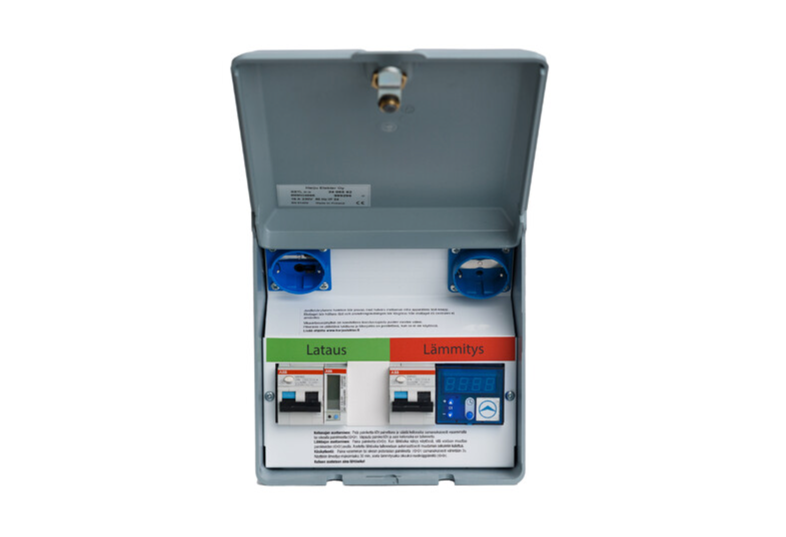 Harju Elekter 8MMO466S latausrasia energiamittarilla, schuko, MID