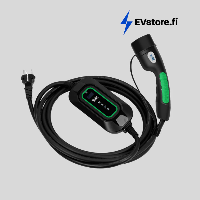 WAVE EV 1 vaihe Latauskaapeli TYPE 2 3 7 KW 5M MUSTA Evstore fi wave-ev-1-vaihe-latauskaapeli-type-2-3-7-kw-5m-musta-evstore-fi