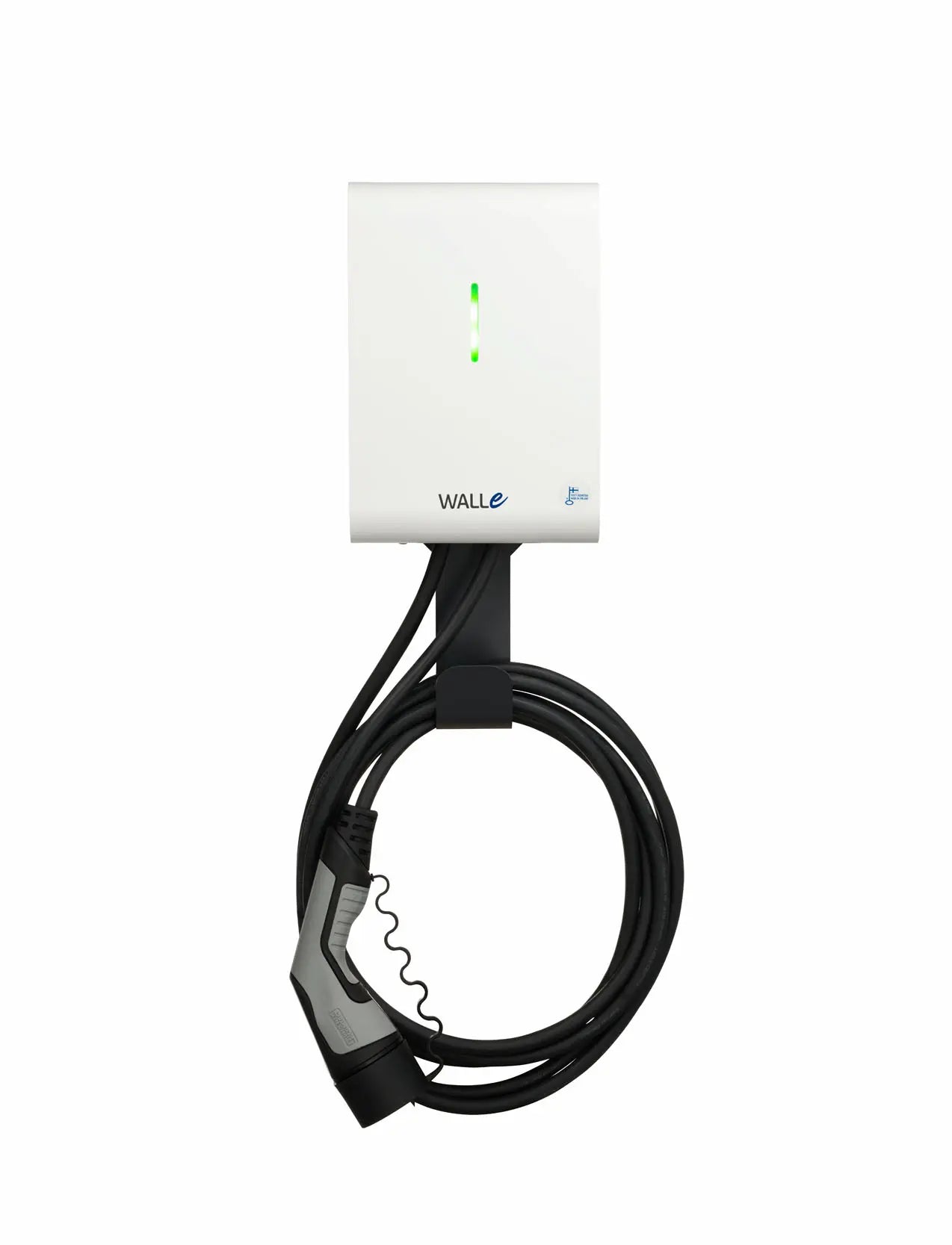 Walle16S latausasema valkoinen edestä päin kuvattuna