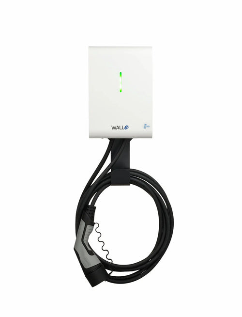 Walle16S latausasema valkoinen edestä päin kuvattuna