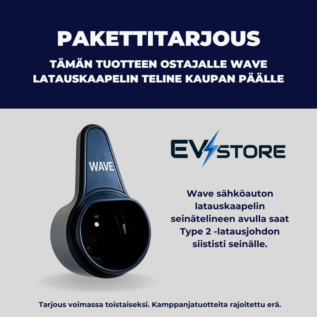 Go-e Charger Core 11/22 kW latausasema, 6 m Type 2 -kaapeli