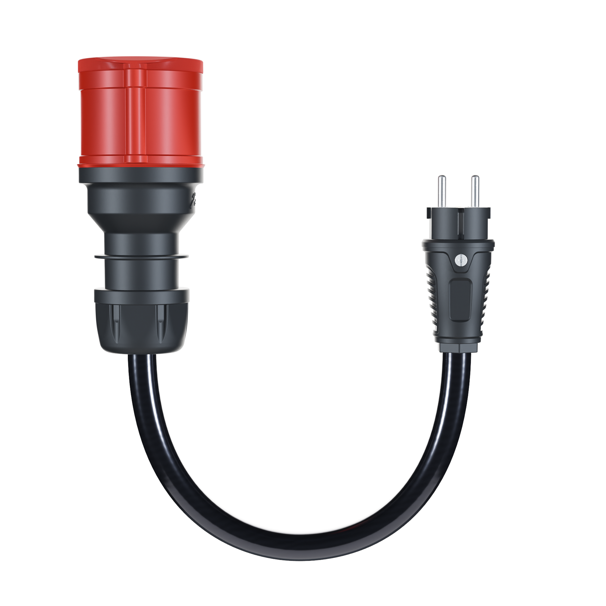 11 kW Schuko-adapteri go-e latausasemalle 16A CEE → Schuko