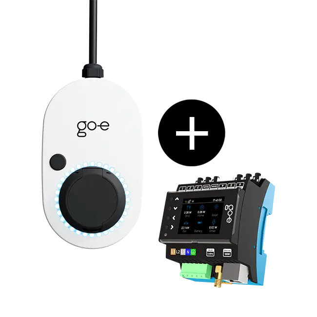 Go-e gemini latausasema ja kuormanhallintayksikkö