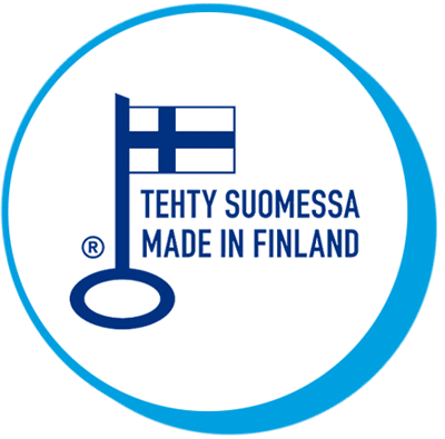 avainlippu tehty Suomessa logo